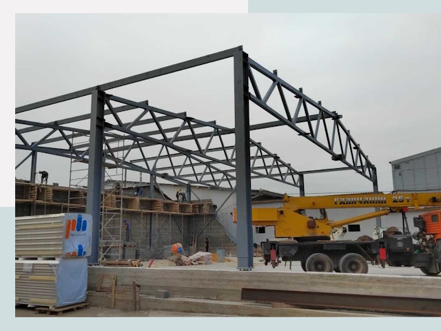 Строительство цехов в Переславле-Залесском