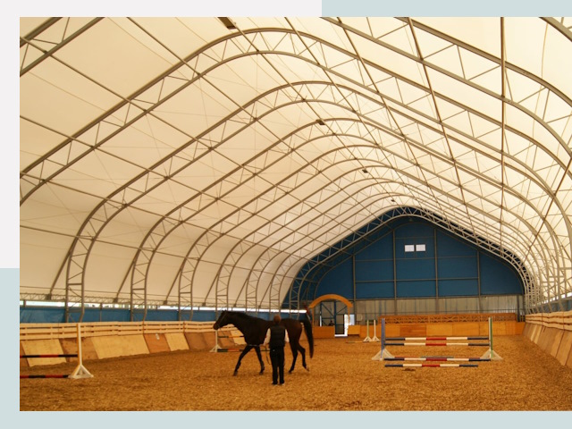 Строительство конных манежей в Переславле-Залесском