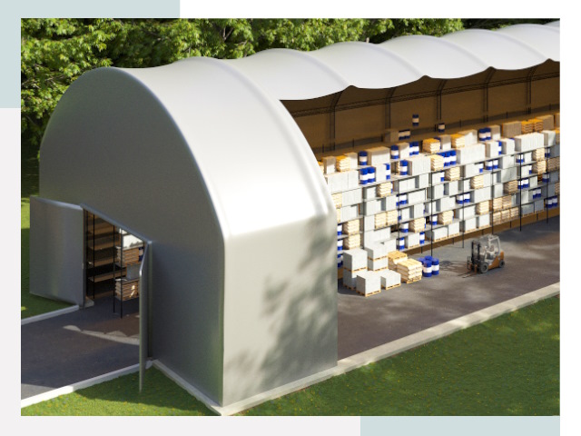 Тентовые ангары в Переславле-Залесском