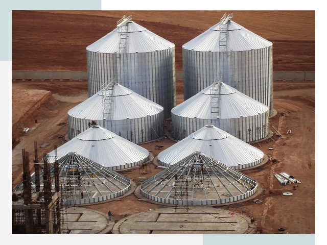 Строительство зерновых силосов в Переславле-Залесском