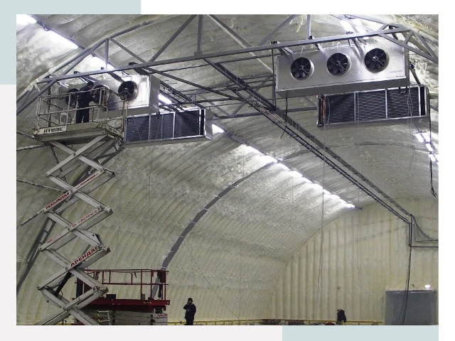 Оснащение ангаров в Переславле-Залесском