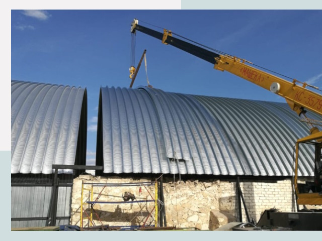 Реконструкция ангаров в Переславле-Залесском от 623 руб.